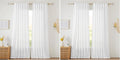 RYB HOME White Curtains Sheer by RYBHOME
