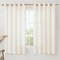 LAMIT Linen Curtains 63 Inch Length by LAMIT