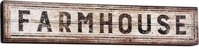 Primitives by Kathy 30365 Inspired Box Sign, Rustic Farmhouse