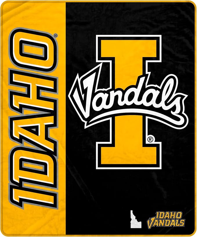 Proformance Home NCAA Idaho Vandals Endzone Ultra Soft Tailgate Throw