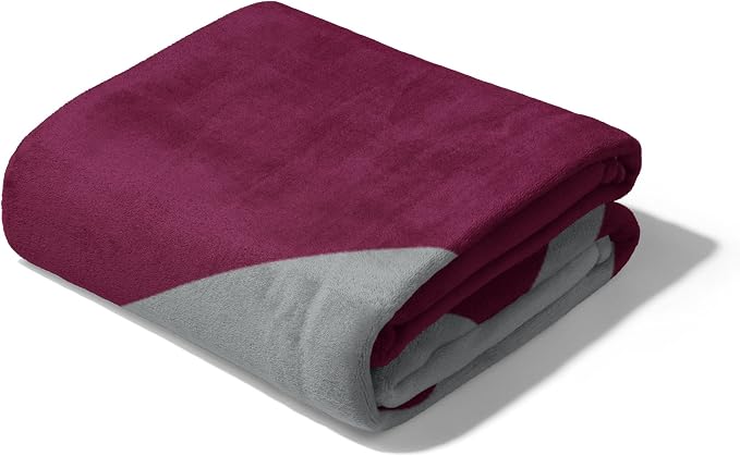 Northwest NCAA Silk Touch Throw Blanket, Ultra Soft Plush Polyester, Lightweight Warm Decorative Fan Gift, 46 x 60 in