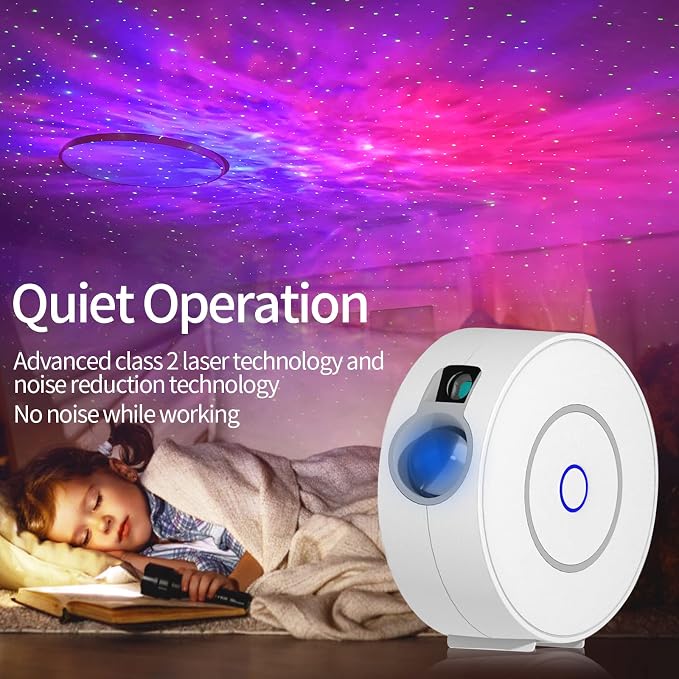 CHIGIH Galaxy Projector, LED Starry Sky Nebula Night Light Star Projector | Bedroom Ceiling Projector, App & Voice Controlled Northern Lights Projector for Room Party Decor, Teen Women Birthday Gifts
