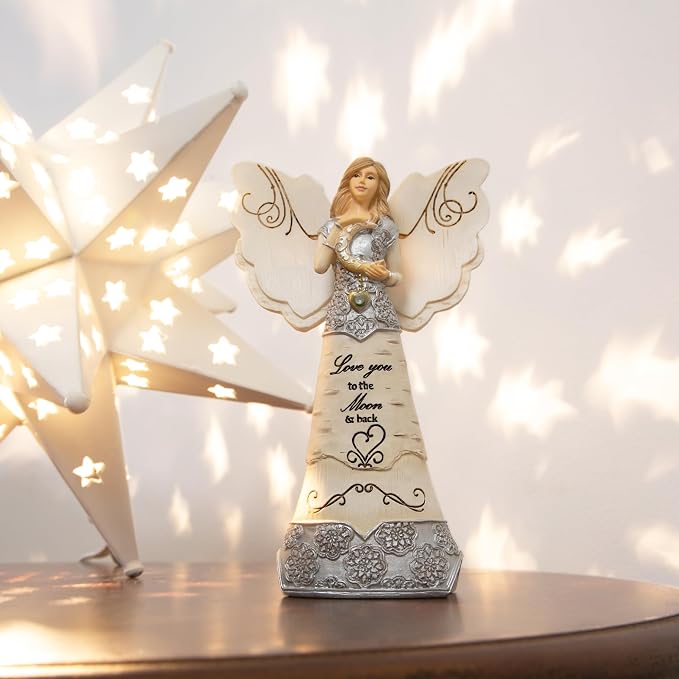 Pavilion - Love You to The Moon & Back - 6 Inch Collectible Angel Figurine