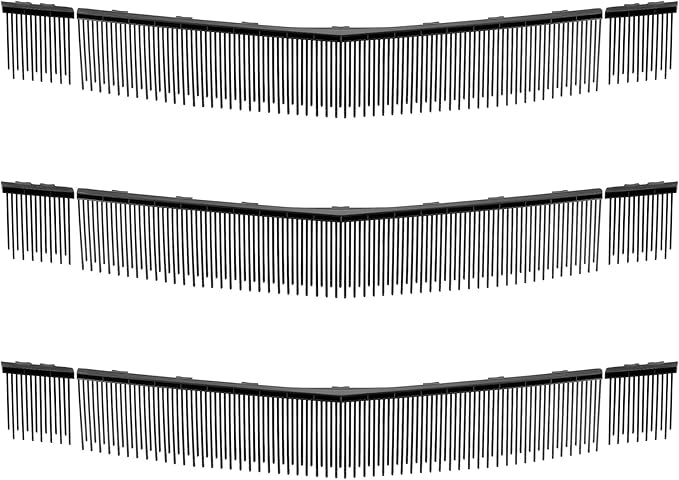 VEVOR 3 Packs Lawn Sweeper Brush Replacement, Compatible with VEVOR 30 in Lawn & Leaf Collector Sweepers, Yard Sweeper Brush Paddle with Durable V-Shaped Bristles for Easy Grass Leaf Cleanup | Compatible with Our 30 in Lawn & Leaf Collector Sweepers, D...