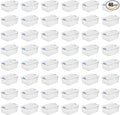 Sterilite Latching Box with Lids for Home and Office, 15 Quart, 48-Pack | Heavy-Duty and Stackable Plastic Containers with Latches for Closet, Cabinet, Bedroom, Bathroom and Dorm Room Organization