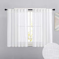 RYB HOME White Curtains for Bedroom by RYBHOME
