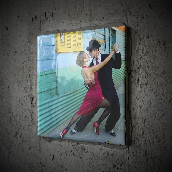 3dRose ct_85199_3 Argentina, Buenos Aires, La Boca. Tango Dancing - SA01 BJA0004 - Jaynes Gallery - Ceramic Tile, 8-Inch