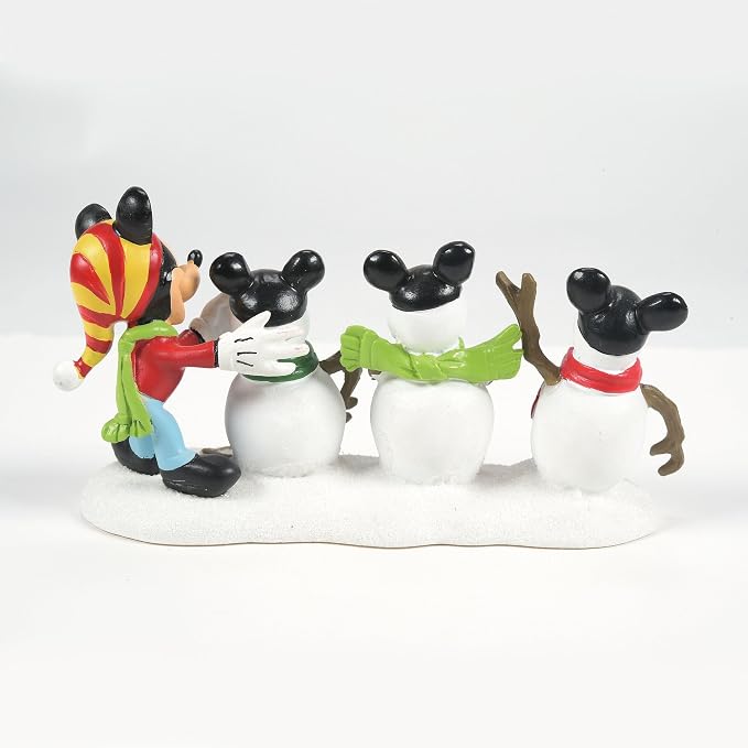 Department 56 Disney Village Accessories The Three Mousketeers Figurine, 2.25 Inch, Multicolor