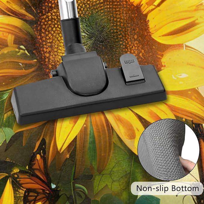 Sunflower Half Round Door Mat Non-Slip Semi Circle Rug Half Moon Doormat | Sunflower Fall Soft Washable Welcome Entrance Mat for Outdoor Indoor Floor Bedroom Bathroom Home Kitchen Festival Decor