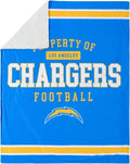 FOCO NFL Unisex-Adult NFL Team Logo Property 60" x 50" Sherpa Plush Throw Blanket