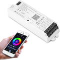 WB5 RF WiFi Bluetooth LED Strip Controller RGB CCT RGBW 5in1 Dimmable Compatible with Smart Life APP/Alexa Echo/Google Assistant Home/Siri, DC12-24V Lights Controller | PWM Dimmer Compatible with Tuya Smart / Smart Life APP / Alexa Echo / Google Assist...