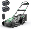 21" 40V Max Brushless Cordless Electric Push Lawn Mower | Includes two 20V Max 8.0Ah batteries and charger; 296Wh total rated energy and 3-in-1 mowing for medium-to-large yards.