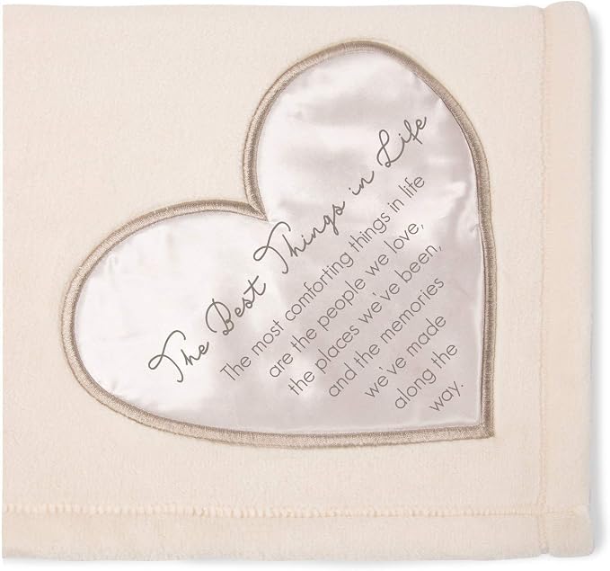 The Comfort Blanket 19510 The Best Things in Life Plush Throw Blanket