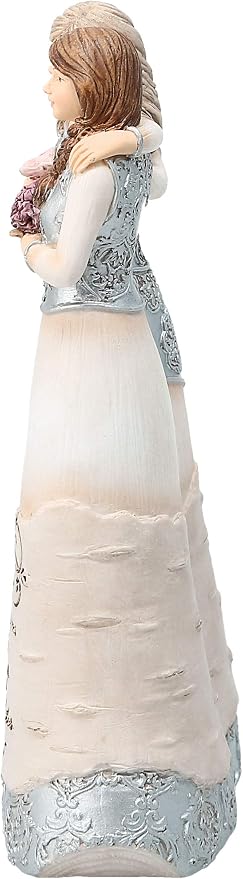 Pavilion Gift Company - Best Friends Fill Our Lives with Love & Laughter - 6 Inch Collectible Elements Double Angel Figurine
