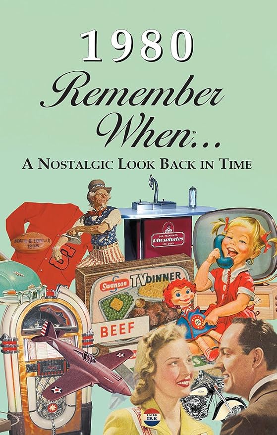 1980 REMEMBER WHEN CELEBRATION KardLet: Birthdays, Anniversaries, Reunions, Homecomings, Client & Corporate Gifts