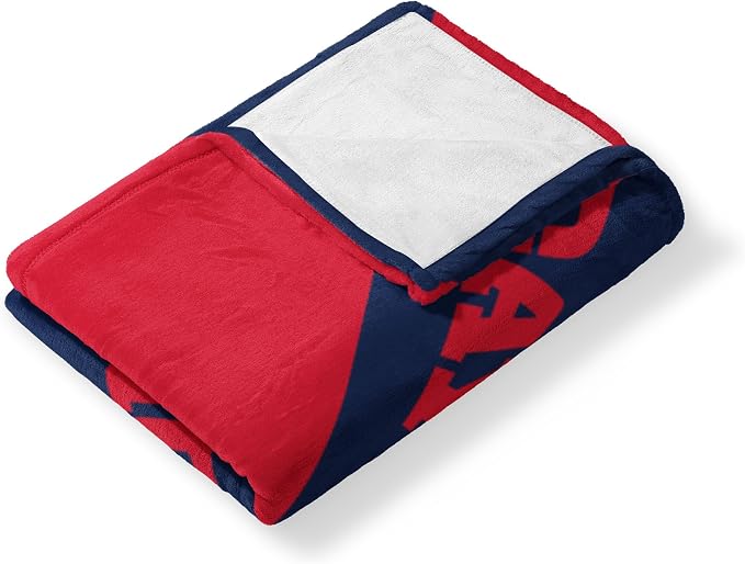 Northwest NCAA Silk Touch Throw Blanket, Ultra Soft Plush Polyester, Lightweight Warm Decorative Fan Gift, 46 x 60 in