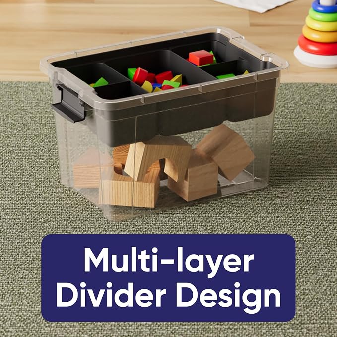 Superio Storage Container Organizing Tray for Superio Bin or Drawer Plastic Organize Sewing, Crafts, 3 Pack