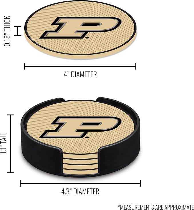 Rico Industries NCAA 4pack Coaster Set - Classic Favorites