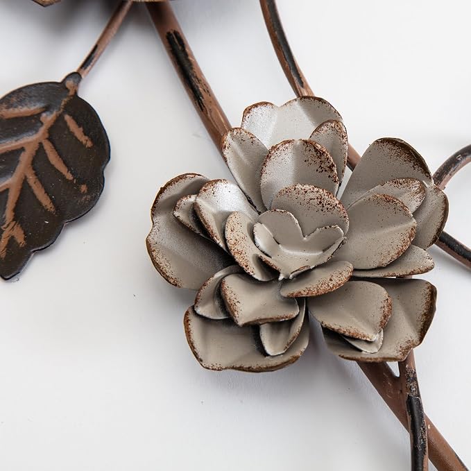 Habitat Astera Floral Metal Wall Art