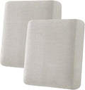 H.VERSAILTEX Super Stretch Individual Seat Cushion Covers Sofa Covers Couch Cushion Covers Slipcover Sets Thick Jacquard Textured Twill Fabric (2 Piece Medium Sofa Cushion Covers, Island Fossi)