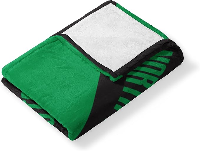 Northwest NCAA Silk Touch Throw Blanket, Ultra Soft Plush Polyester, Lightweight Warm Decorative Fan Gift, 46 x 60 in