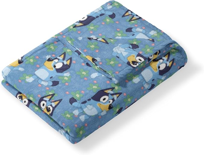 Northwest Bluey Time to Frolic Throw Blanket Oversized Silk Touch Throw, Ultra-Soft Lightweight Fleece Décor, 50 x 70 inches