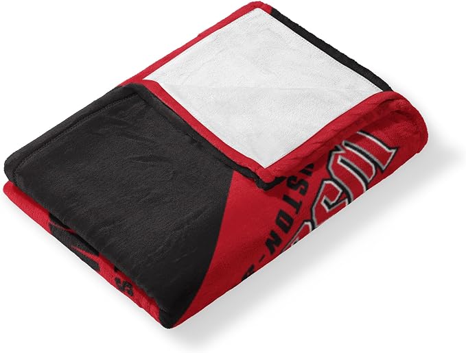 Northwest NCAA Silk Touch Throw Blanket, Ultra Soft Plush Polyester, Lightweight Warm Decorative Fan Gift, 46 x 60 in