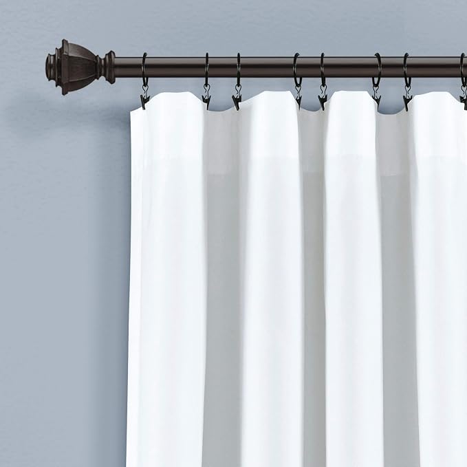 Lush Decor Space Star Ombre Window Curtain Panel, Pair, 52"W x 84"L, Navy & White - Galaxy Curtains for Kids Room