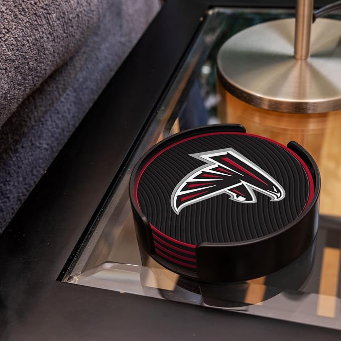 Rico Industries NFL Football Classic Favorites: PVC Coaster Set (4-Pack)
