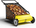 Push Lawn Sweeper 26 Inch, Extra-Wide 4-Brush System, 7 Cu.ft Mesh Hopper, Heavy Duty Steel Frame, Height-Adjustable Yard Sweeper for Leaves, Grass & Artificial Turf, Leaf Collector