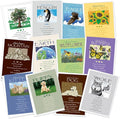 Advice From Nature Friends Family Greeting Card Set Birthday, 12 Pack | Animal Birth Day and Friendship Cards, Printed in the USA on Replanted Cardstock
