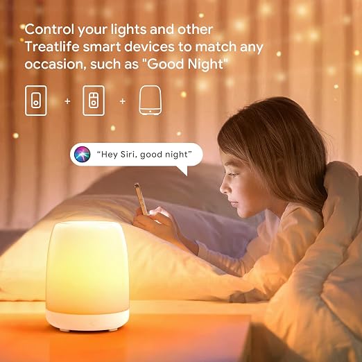 TREATLIFE Apple HomeKit Smart Switches for Lights, Neutral Wire Required, 2.4GHz WiFi Smart Light Switch Compatible with Alexa, Google Home & SmartThings, Single-Pole, No Hub Needed