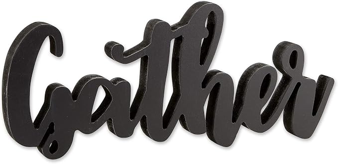 DII Farmhouse Wall Art Sign, Gather