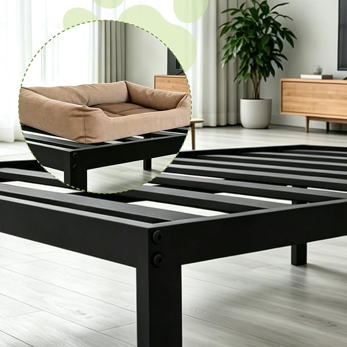 Dog Bed Frame,with Two Storage Drawer,Suitable for Various Dog beds | Get off the ground for healthier sleep