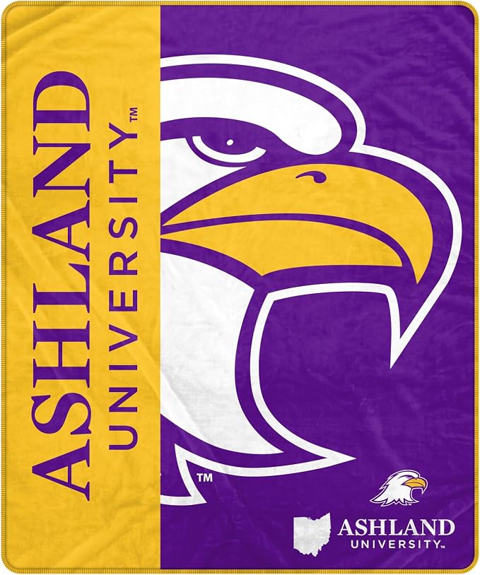 Proformance Home NCAA Ashland Eagles Endzone Ultra Soft Tailgate Throw