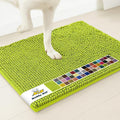 Muddy Mat® | Super Water Absorbent Door Mat Indoor, Microfiber Quick Dry Chenille Entryway Rug,Slip Resistant Front Door Mat,Indoor Mats for Entryway,Machine Washable Pet Rug, Spring Green 30" x 60"