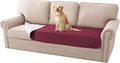H.VERSAILTEX Couch Cover for Dogs Washable 100% Waterproof Sofa Cushion Cover Dog Bed Cover Non-Slip Pet Blanket for Sofa Cushion Protector, 35" x 82", Burgundy