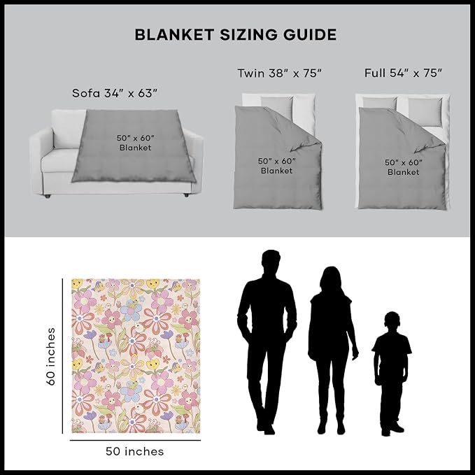 NORTHWEST Disney Princess Silk Touch Throw Blanket, 50" x 60", Garden