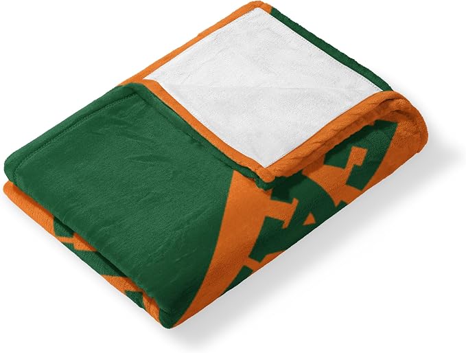 Northwest NCAA Silk Touch Throw Blanket, Ultra Soft Plush Polyester, Lightweight Warm Decorative Fan Gift, 46 x 60 in