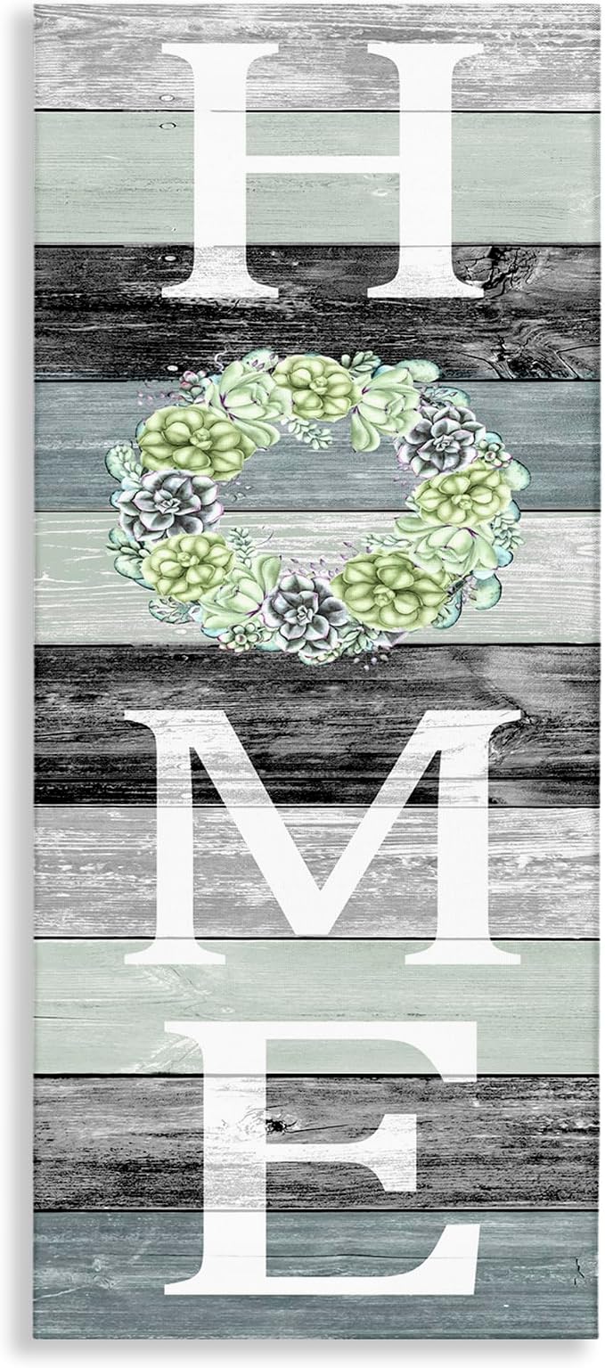 Stupell Industries 'Welcome Home Succulent Accent'| Canvas Art