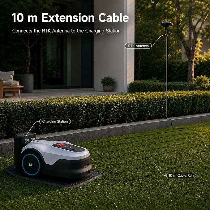 Proudeer Wireless Robotic Lawn Mower RTK Data Extension line (10 Meters)