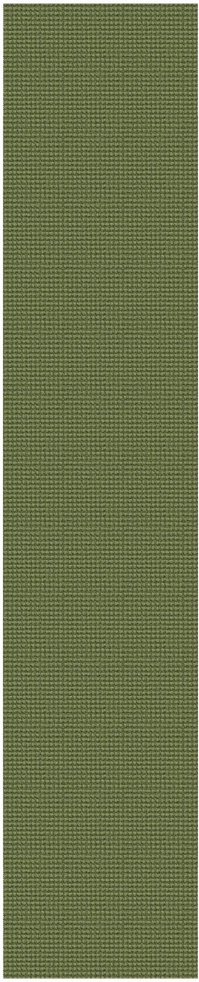 IOHOUZE Washable Runner Rug 2.6x12 Non Slip Rubber Backed Extra Long Hallway Runner Entryway Runner Indoor, Kitchen Rugs Woven Cotton Floor Carpet for Hall Entrance, Olive Green/Earthy Green
