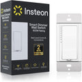Insteon Smart Dimmer Wall Switch, 600W, 2477D (White) - Needs Neutral Wire - Requires Insteon Hub for Voice Control with Amazon Alexa and Google Assistant