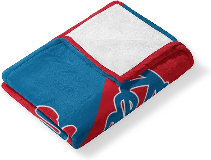 Northwest NCAA Silk Touch Throw Blanket, Ultra Soft Plush Polyester, Lightweight Warm Decorative Fan Gift, 46 x 60 in