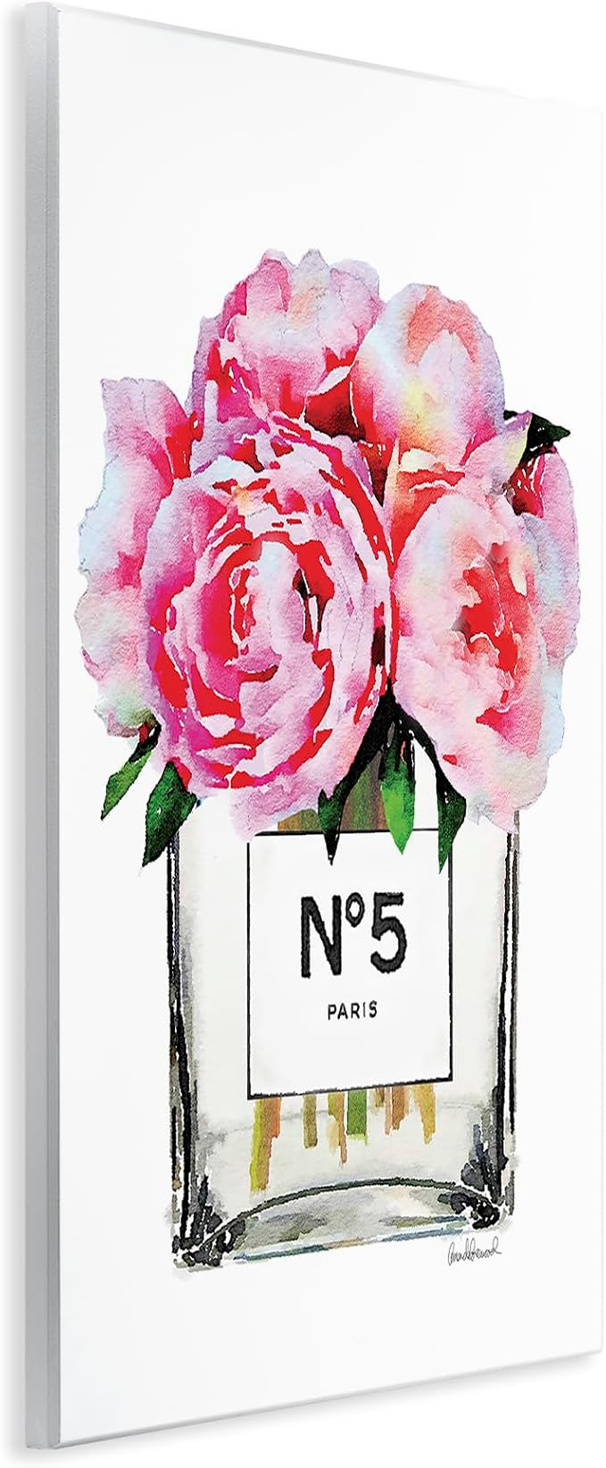 Stupell Industries Glam Paris Vase with Pink Peony Wall Plaque Art, Proudly Made in USA, 10 x 15 | Stupell Industries · By Amanda Greenwood · Ready to hang · Elegant gift for living room or bedroom · Made in USA