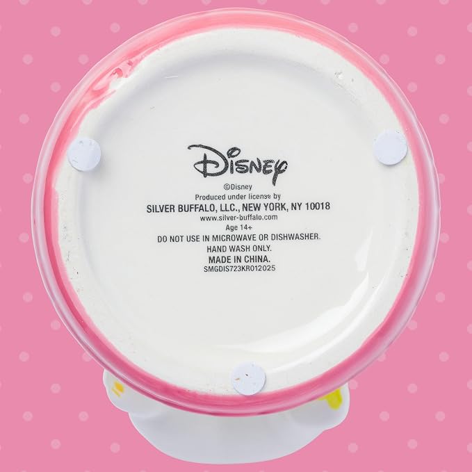 Silver Buffalo Disney Aristocats Marie, 3D Sculpted Snack Jar | Small Size, Ceramic, 4” x 4.85”, 7