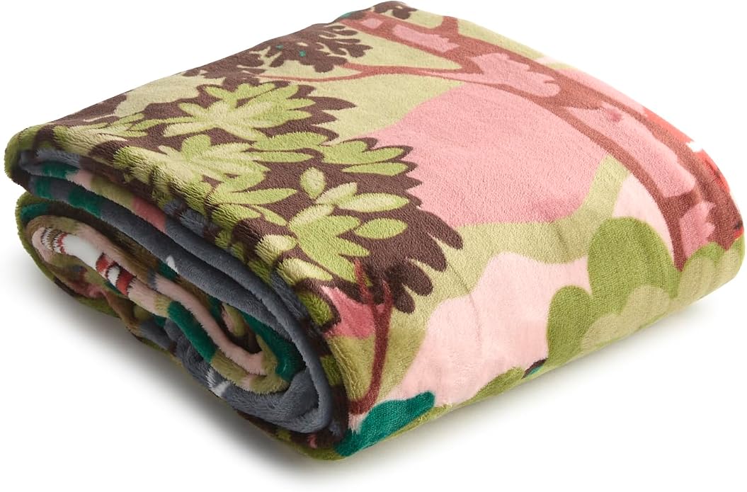 Vera Bradley Women's Fleece Throw Blanket – Soft Plush Blanket for Couch, Bedroom & Home Décor