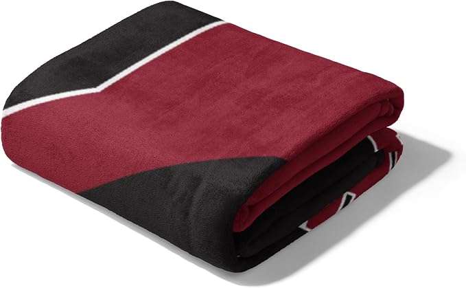 Northwest NCAA Silk Touch Throw Blanket, Ultra Soft Plush Polyester, Lightweight Warm Decorative Fan Gift, 46 x 60 in