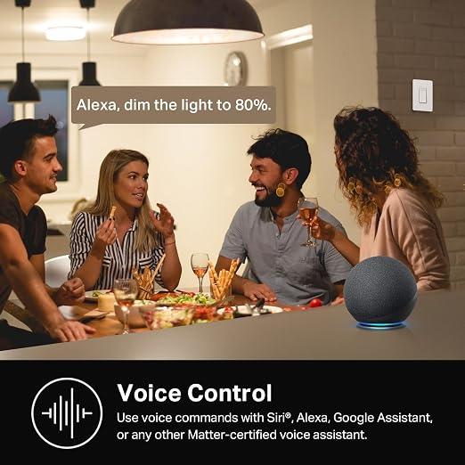 Kasa Smart Dimmer Switch HS220P3, Single Pole, Needs Neutral Wire, 2.4GHz Wi-Fi Light Switch Works with Alexa and Google Home, UL Certified,, No Hub Required, 3-Pack