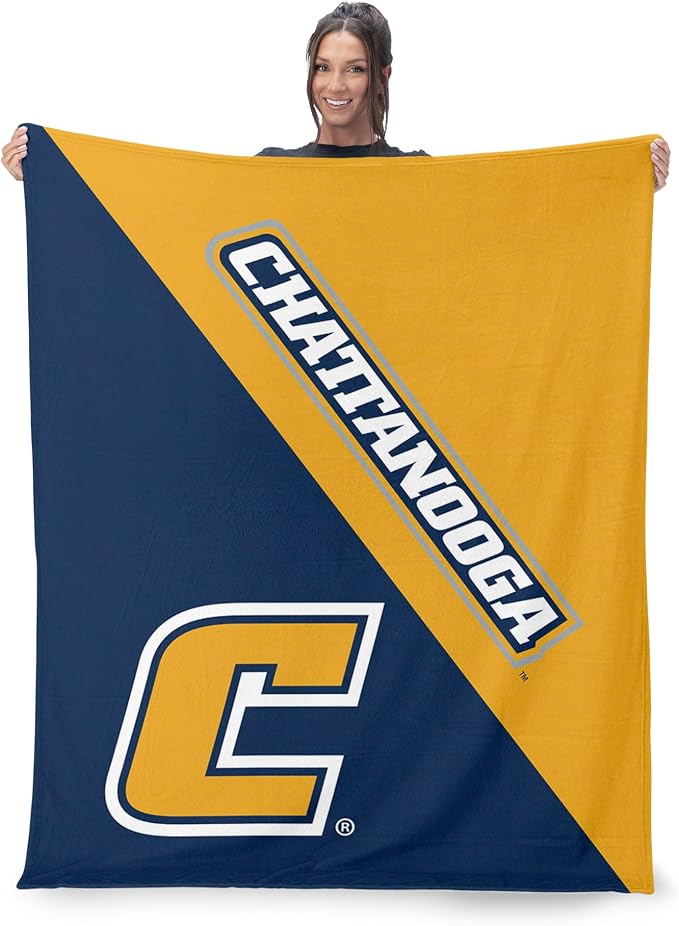 Northwest NCAA Silk Touch Throw Blanket, Ultra Soft Plush Polyester, Lightweight Warm Decorative Fan Gift, 46 x 60 in